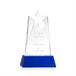 Millington Star on Base - Blue | https://www.bestnamebadges.com