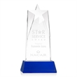 Millington Star on Base - Blue | https://www.bestnamebadges.com