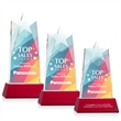 Millington Star VividPrint™ Award on Base - Red | https://www.bestnamebadges.com