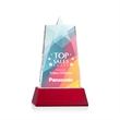 Millington Star VividPrint™ Award on Base - Red | https://www.bestnamebadges.com