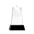Millington Star on Base - Black | https://www.bestnamebadges.com