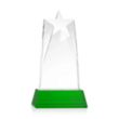 Millington Star on Base - Green | https://www.bestnamebadges.com