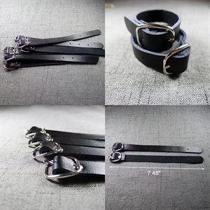 MOQ 50 Small Leather Belt Suitcase Boarding Pass Lanyard