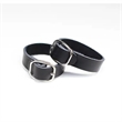 MOQ 50 Small Leather Belt Suitcase Boarding Pass Lanyard | https://www.bestnamebadges.com