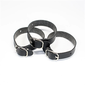 MOQ 50 PU Leather Luggage Tag Lanyard