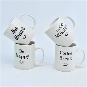 MOQ 10 Premium 11oz Coffee Milk Ceramic Mug