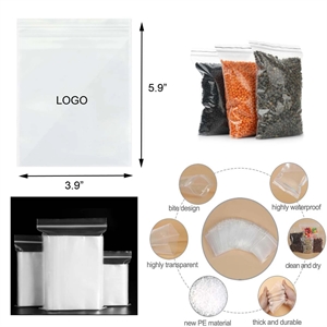 Zip Closure PE Storage Bag