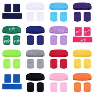Outdoor Sports Headband Wristband Kit
