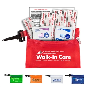 PARKWAY 7 Piece First Aid Kit in Pouch | https://www.bestnamebadges.com