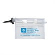 Translucent Zipper Storage Pouch with Plastic Hook | https://www.bestnamebadges.com