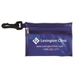 Translucent Zipper Storage Pouch with Plastic Hook | https://www.bestnamebadges.com