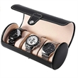Leatherette Roll Watch Storage Pouch | https://www.bestnamebadges.com
