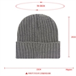 Premium Knitted Cuffed Winter Beanie | https://www.bestnamebadges.com