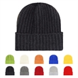 Premium Knitted Cuffed Winter Beanie | https://www.bestnamebadges.com