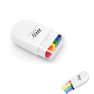 Six Color Rainbow Facial Graffitti Pen Celebration
