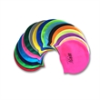 Silicone Swimming  Bathing Cap Unisex Multicolor | https://www.bestnamebadges.com