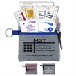 Naomi 20 Piece First Aid Kit in Stylish Heathered Pouch | https://www.bestnamebadges.com
