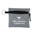 Naomi 20 Piece First Aid Kit in Stylish Heathered Pouch | https://www.bestnamebadges.com