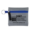 Naomi 20 Piece First Aid Kit in Stylish Heathered Pouch | https://www.bestnamebadges.com