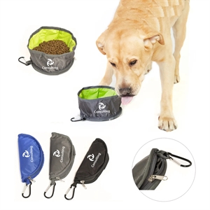 Oxford  Folding Pet Travel Bowl