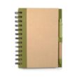 Spiral Bound Notebook & Harvest Pen | https://www.bestnamebadges.com