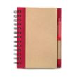 Spiral Bound Notebook & Harvest Pen | https://www.bestnamebadges.com