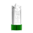 Berkeley Star on Marvel Base - Green | https://www.bestnamebadges.com