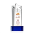 Berkeley VividPrint™ Award on Padova Base - Blue | https://www.bestnamebadges.com