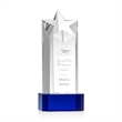 Berkeley Star on Padova Base - Blue | https://www.bestnamebadges.com