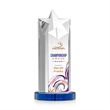 Berkeley VividPrint™ Award on Condor Base - Blue | https://www.bestnamebadges.com