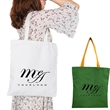 Personalized Canvas Shopping Tote Bags Storage | https://www.bestnamebadges.com