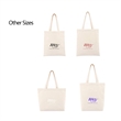 Personalized Canvas Shopping Tote Bags Storage | https://www.bestnamebadges.com
