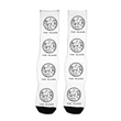 WYE Dye Sublimated Crew (Athletic) Socks (Pair) | https://www.bestnamebadges.com