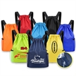 Drawstring Backpack Water Resistant Gym Sackpack Sportpacks | https://www.bestnamebadges.com