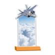 Top Gun VividPrint™ Award - Amber | https://www.bestnamebadges.com