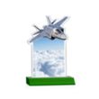 Top Gun VividPrint™ Award - Green | https://www.bestnamebadges.com
