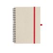 Natural Paper Spiral Notebook | https://www.bestnamebadges.com