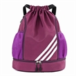 Waterproof Drawstring Backpack With Shoe Compartment | https://www.bestnamebadges.com