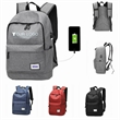 Youth Travel USB Charging Backpack | https://www.bestnamebadges.com