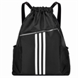 Drawstring Backpack With Zipper And Bottle Holder | https://www.bestnamebadges.com