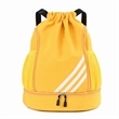 Waterproof Drawstring Backpack With Shoe Compartment | https://www.bestnamebadges.com