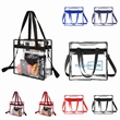 Stadium Approved PVC Tote Shoulder Bag | https://www.bestnamebadges.com