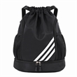 Waterproof Drawstring Backpack With Shoe Compartment | https://www.bestnamebadges.com