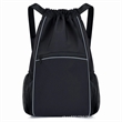 Drawstring Backpack With Reflective Strips | https://www.bestnamebadges.com