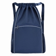 Drawstring Backpack With Reflective Strips | https://www.bestnamebadges.com