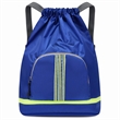 Foldable Drawstring Backpack With Reflective Strip | https://www.bestnamebadges.com