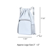 Drawstring Backpack With Reflective Strips | https://www.bestnamebadges.com