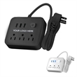 3 Outlet 3 USB Port Charging Station Power Strip | https://www.bestnamebadges.com