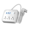3 Outlet 3 USB Port Charging Station Power Strip | https://www.bestnamebadges.com