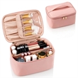 Large Capacity Portable Cosmetic Bag For Tavel with Divider | https://www.bestnamebadges.com